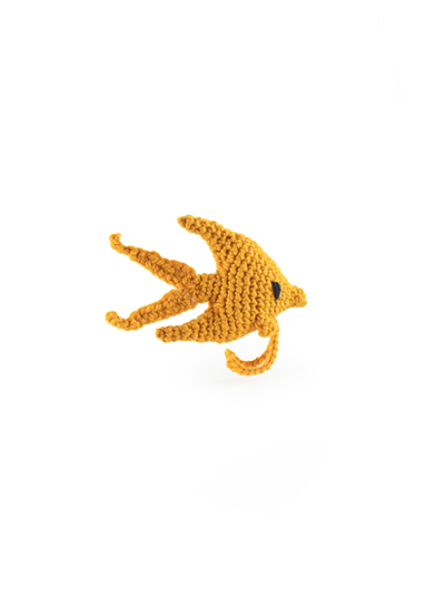 toft ed's animal Darla the mini angel fish amigurumi crochet